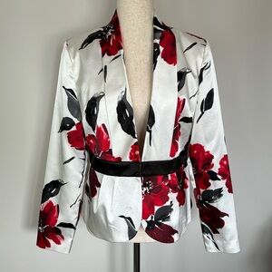 STUNNING Petal Rose silky jacket- size S
